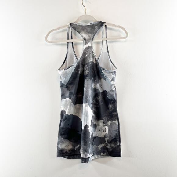Lululemon Cool Racerback Tank Top Gray White Black Small - Picture 8 of 10